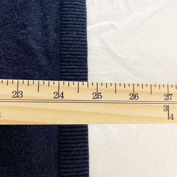 Talbots Navy Blue & Red Dog Novelty Print Sweater - Size Small - Picture 6 of 6